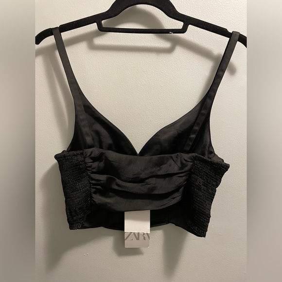 ZARA NEW WITH TAGS SATIN CORSET - Picture 3 of 3